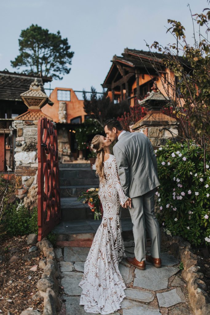 Micro Wedding on a private property in Monterey, CA