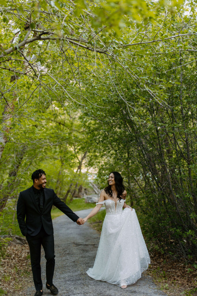 summer mountain elopement