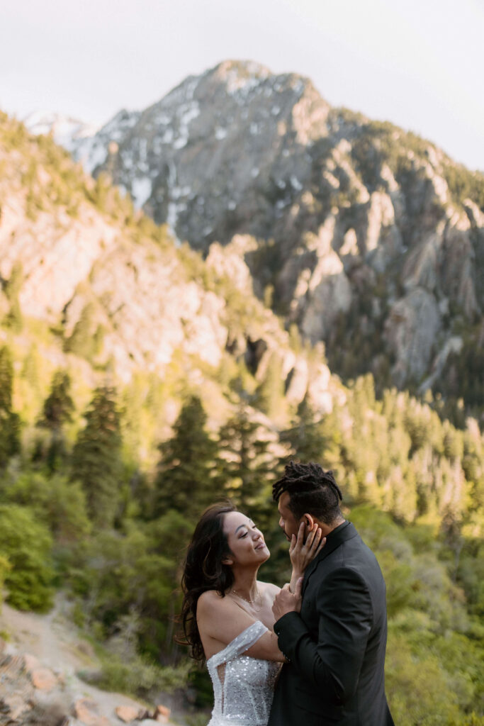 utah elopement in the mountains