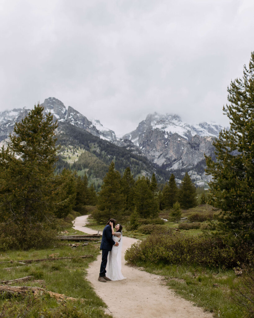 adventure elopement day in the mountains