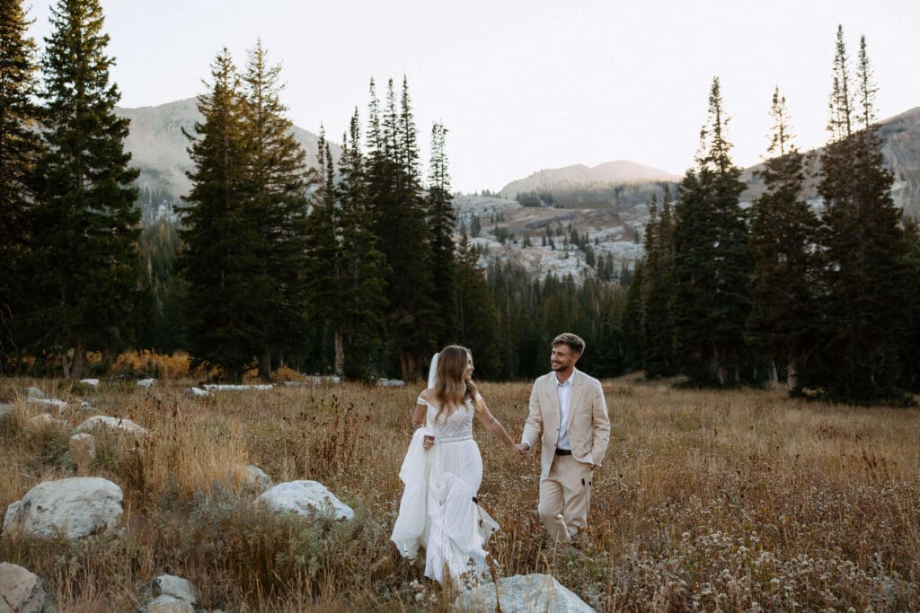 alta resort mountain wedding