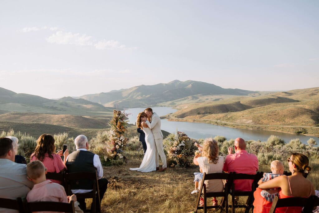 mountain wedding at east canyon resort in utah
