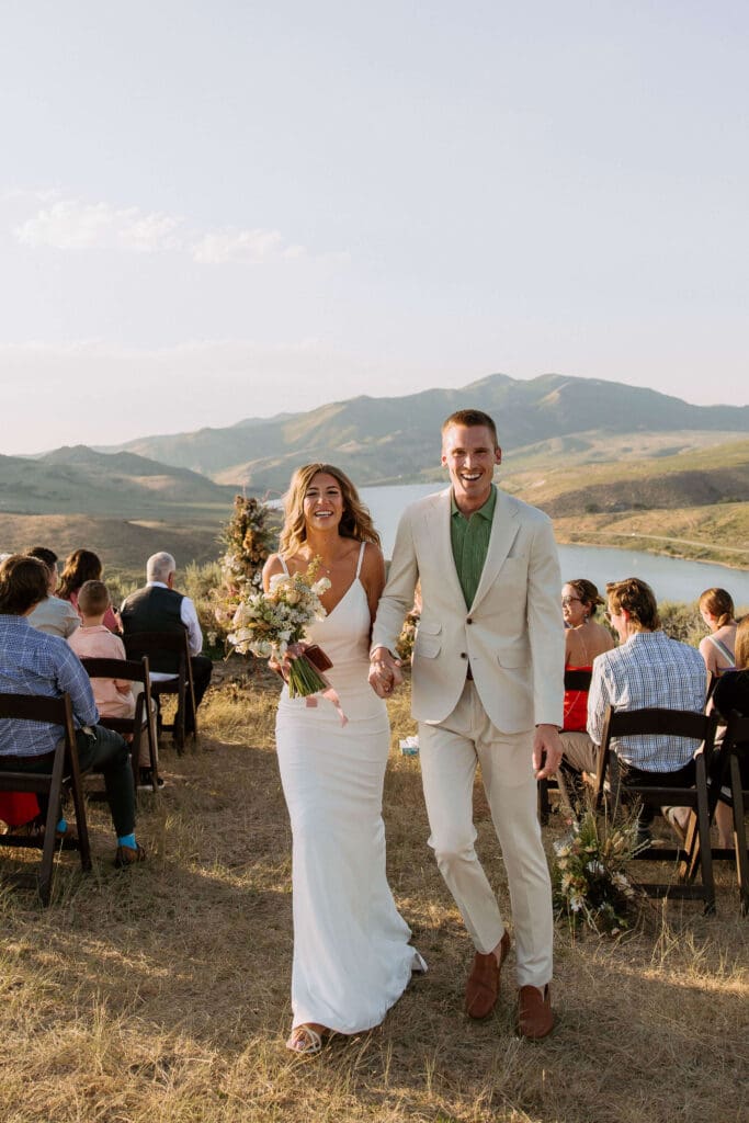 small mountain wedding in utah