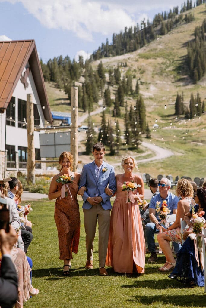 wedding ceremony at solitude resort