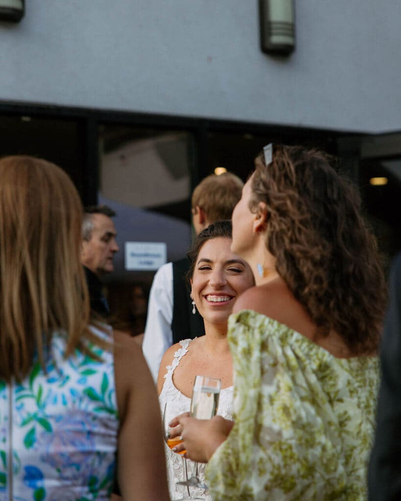 cocktail hour socializing