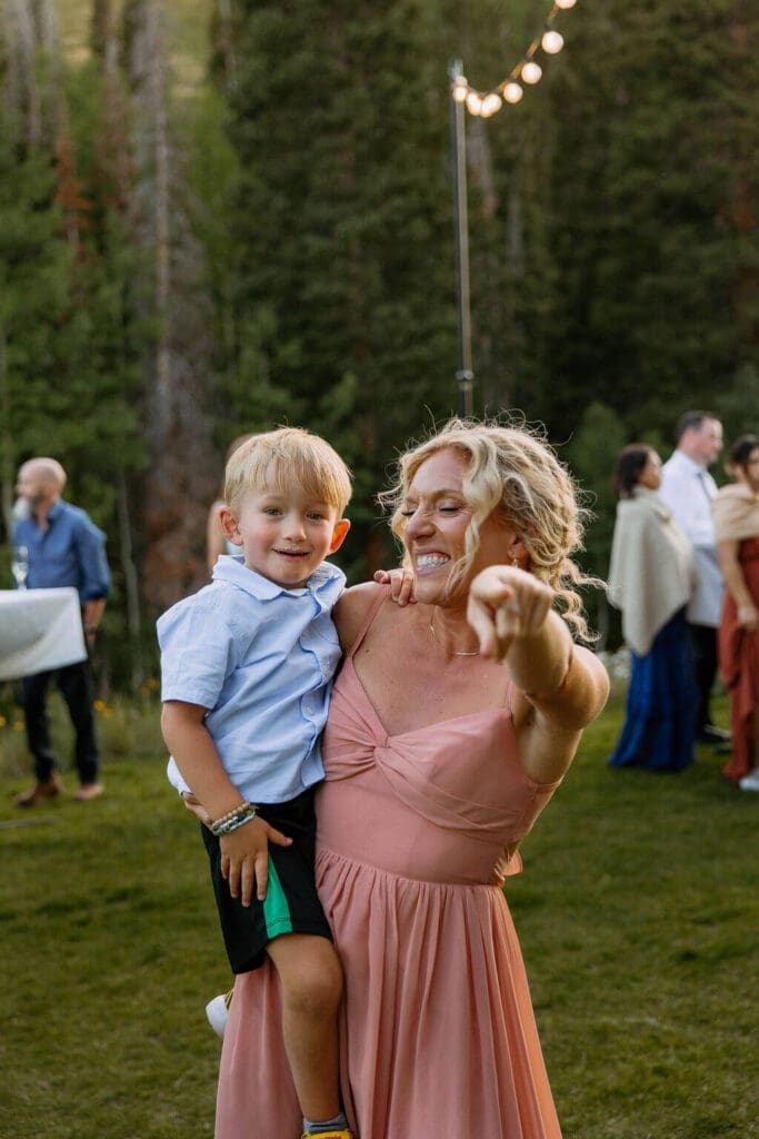 dance party at solitude resort wedding