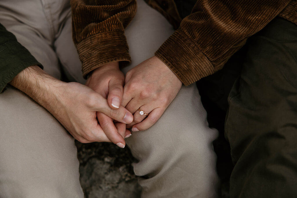 wedding ring detail photo