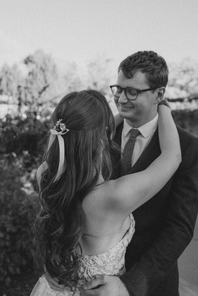 bride and groom documentary wedding photos