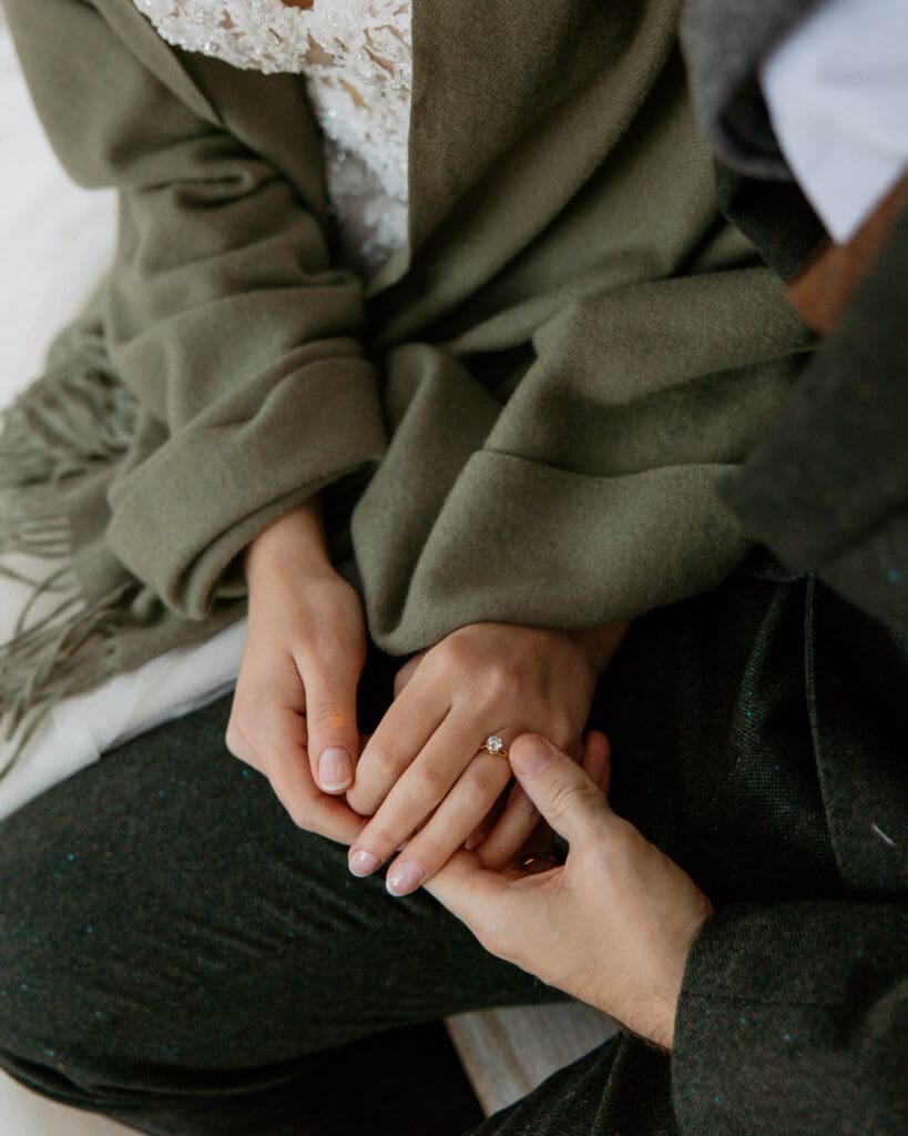 wedding ring detail photos