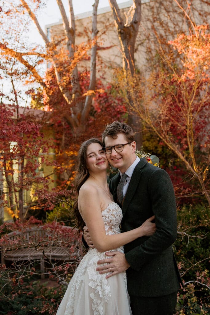fall wedding at red butte garden