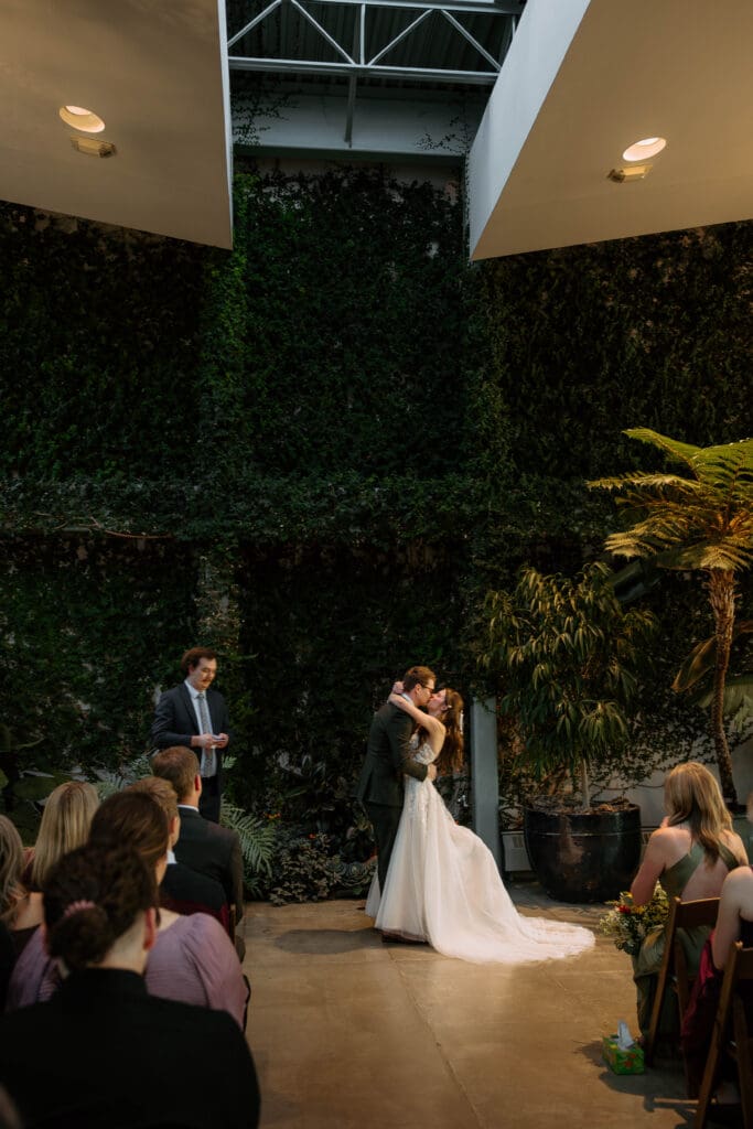 red butte garden indoor wedding