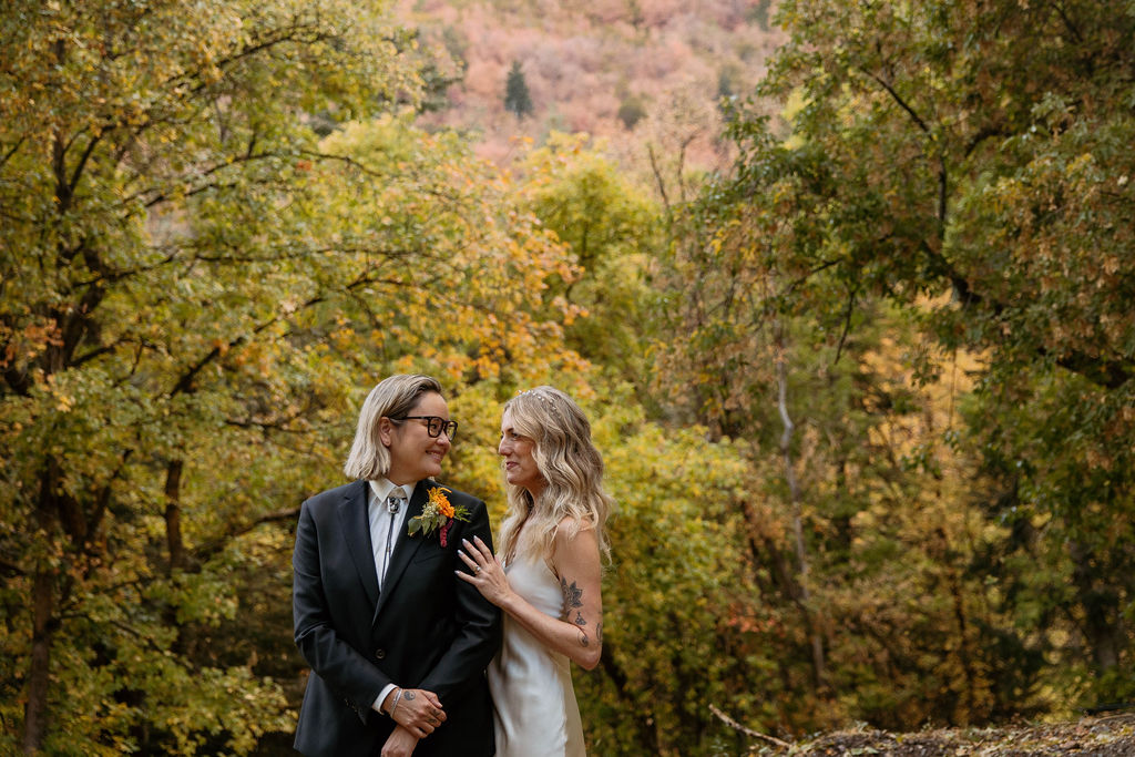 fall wedding at millcreek inn