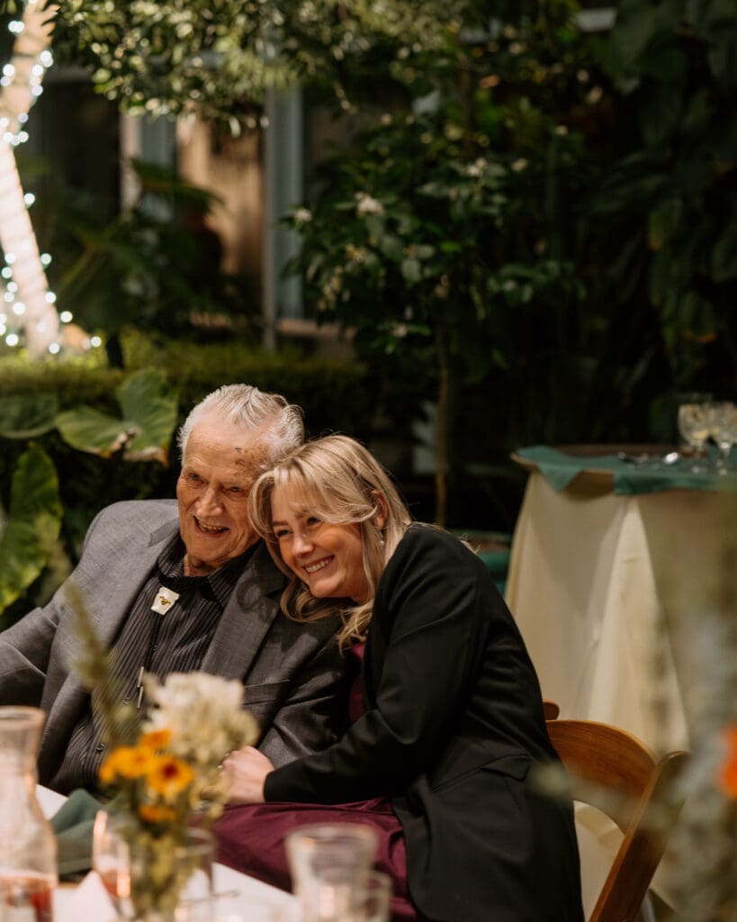 candid wedding reception photos