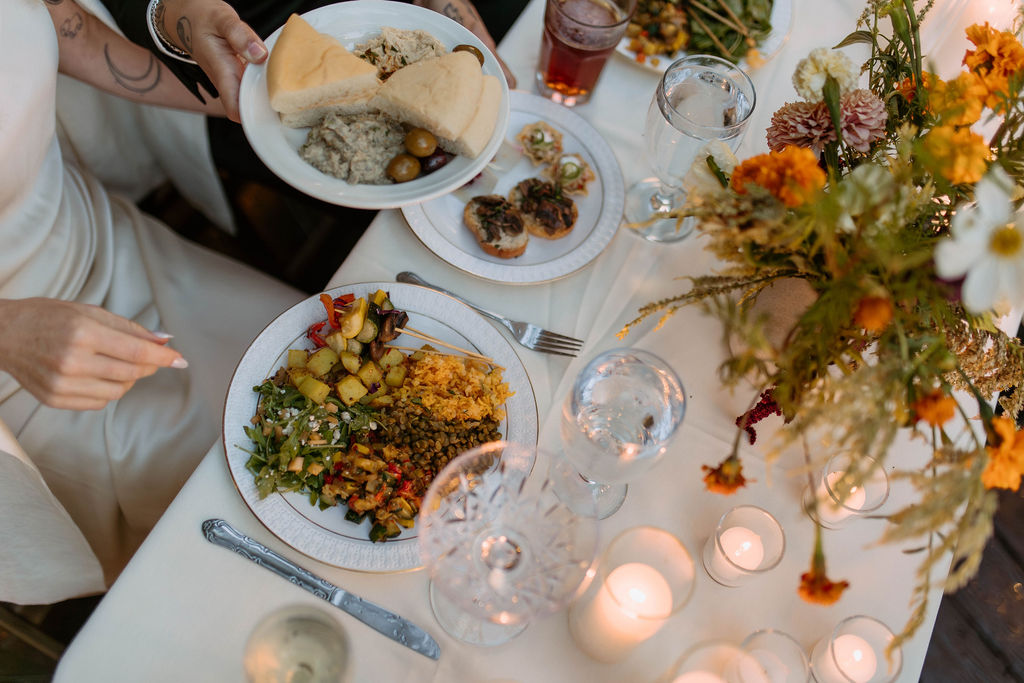 wedding dinner at millcreek inn